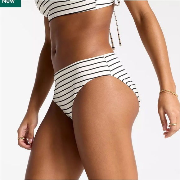 CALIA Women's Mid Rise Swim
Bottoms Ivory Blue stripe Size M NWT - Picture 4 of 11